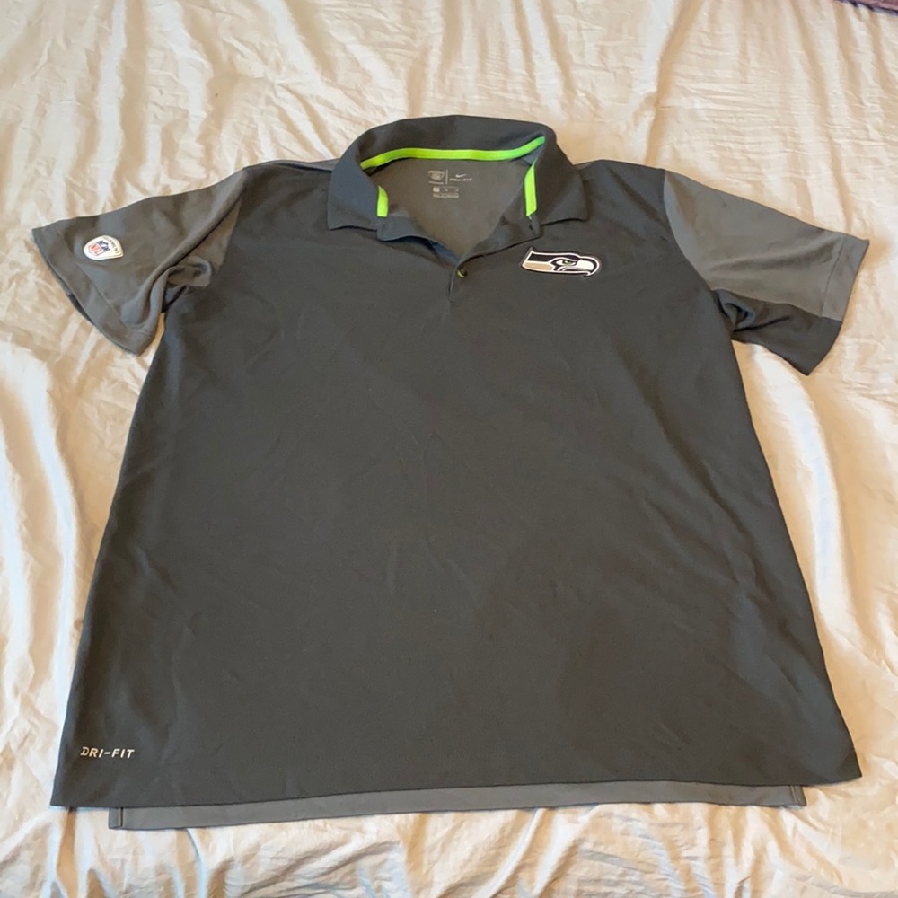 Nike Seattle Seahawks Dri-fit  Training Polo